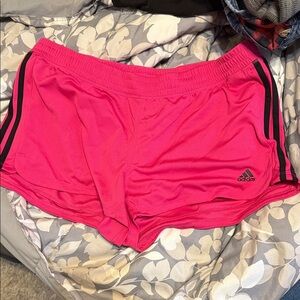 Adidas Women's Hot Pink Athletic Shorts